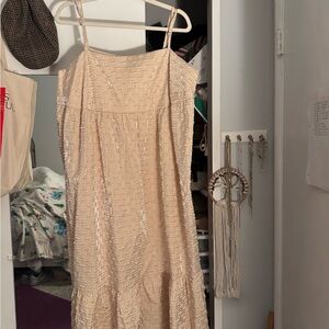 Kika Vargas Textured Cream Top